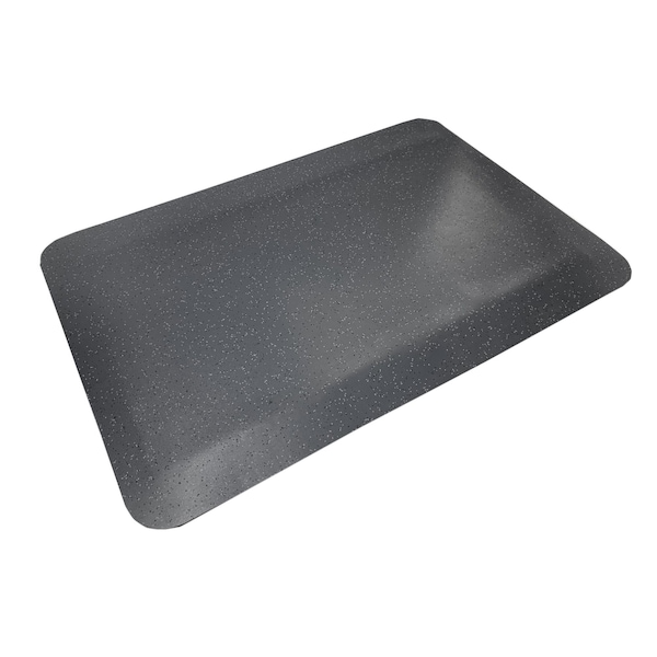 Antifatigue Mat, 60' L x 2' W, 5/8" Thickness, Dark Gray